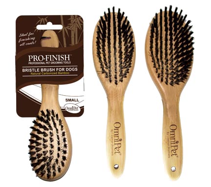 Leather Brothers Bamboo Dog Grooming Brushes