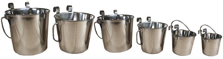 Leather Brothers Stainless Steel Non Tip Feeding Bowl 2 Quarts - 8303